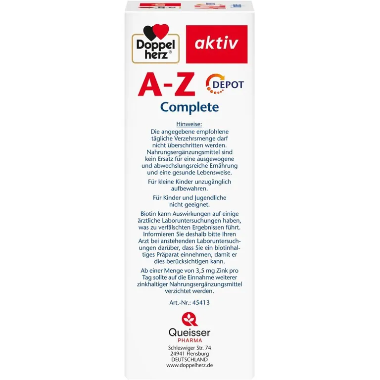 Shopapotheke Doppelherz® A-Z Complete DEPOT