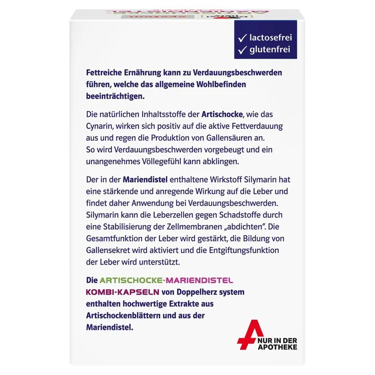 Shopapotheke Doppelherz® Artischocke-Mariendistel