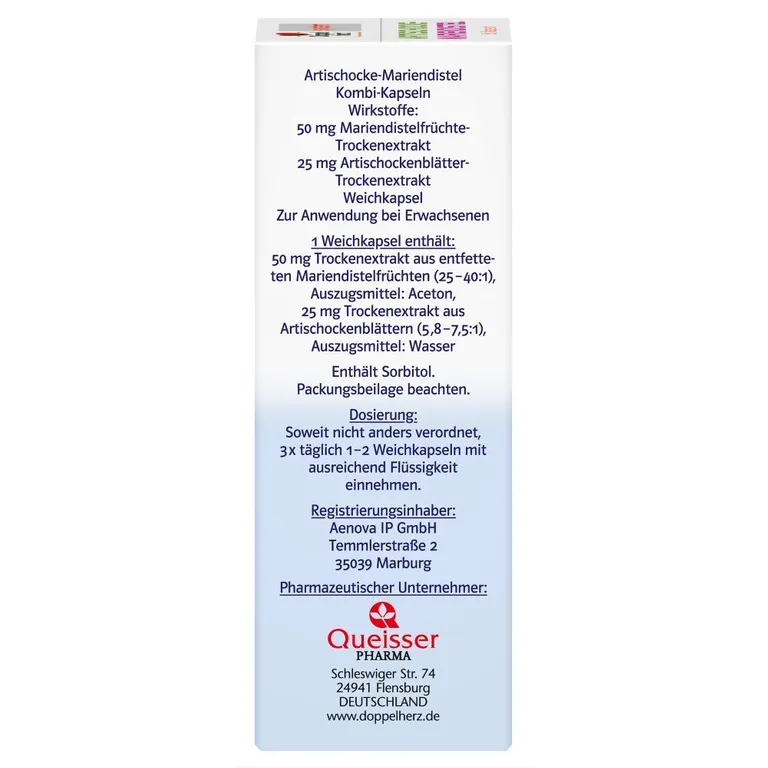 Shopapotheke Doppelherz® Artischocke-Mariendistel