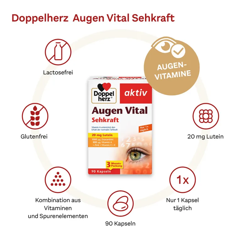 Shopapotheke Doppelherz® Augen Vital Sehkraft