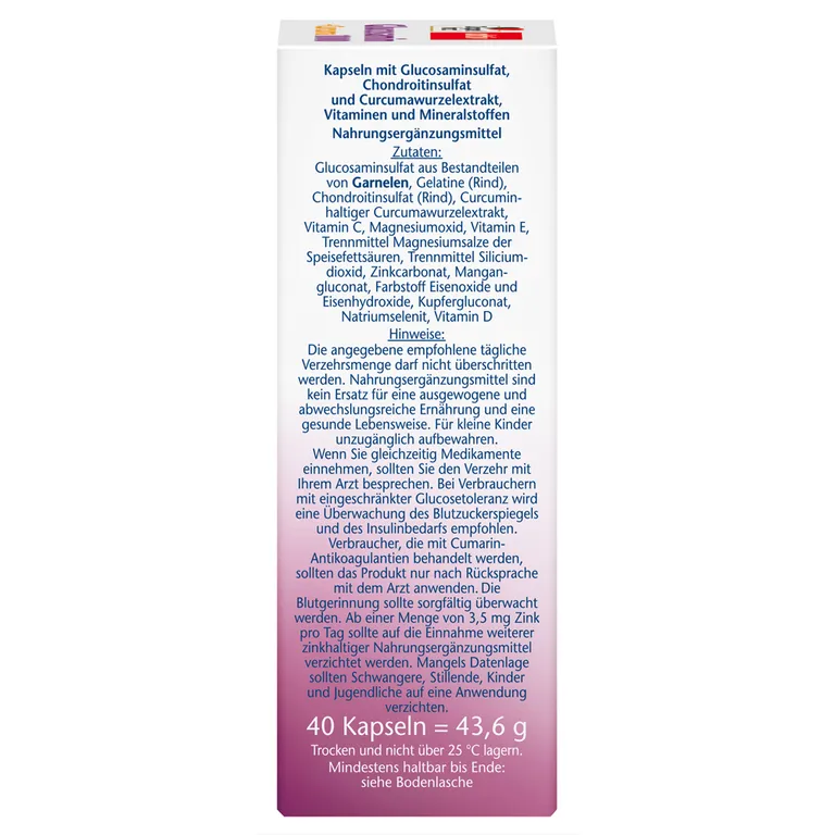 Shopapotheke Doppelherz® Glucosamin + Curcuma 1000