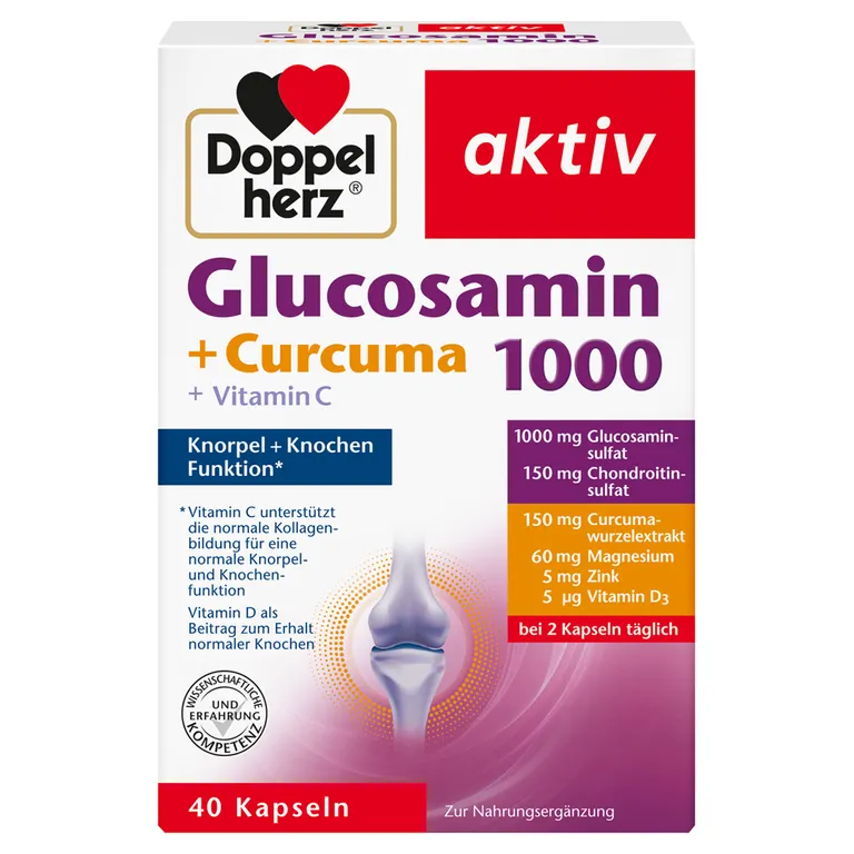 shopapotheke Doppelherz® Glucosamin + Curcuma 1000