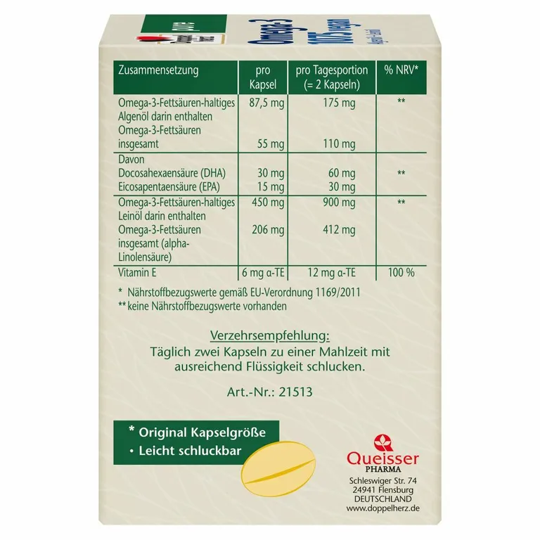 Shopapotheke Doppelherz® Pure Omega-3 1075 Vegan