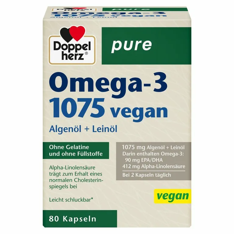 shopapotheke Doppelherz® pure Omega-3 1075 vegan
