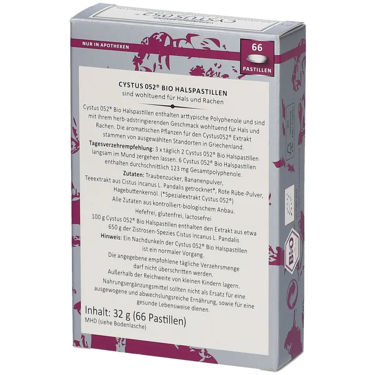 Shopapotheke Dr. Pandalis CYSTUS 052® Bio