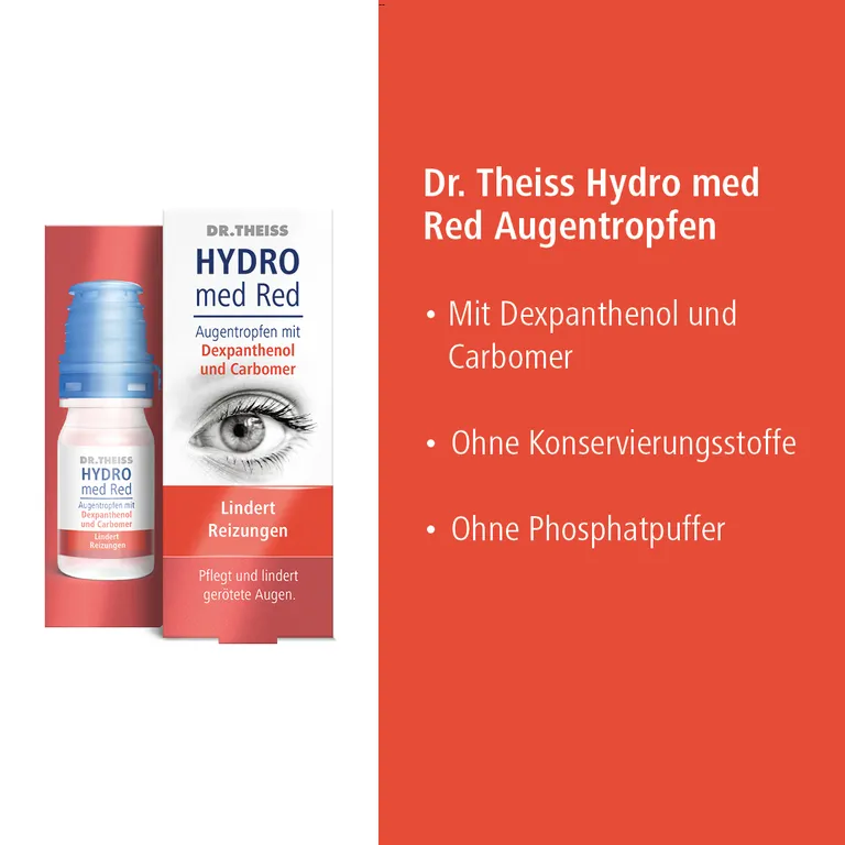 Shopapotheke DR. THEISS Hydro Med Red Augentropfen