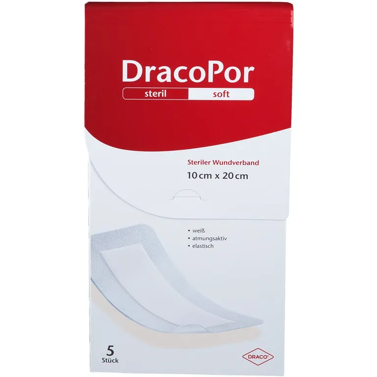 shopapotheke DracoPor Soft weiß 10 x 20 cm steril