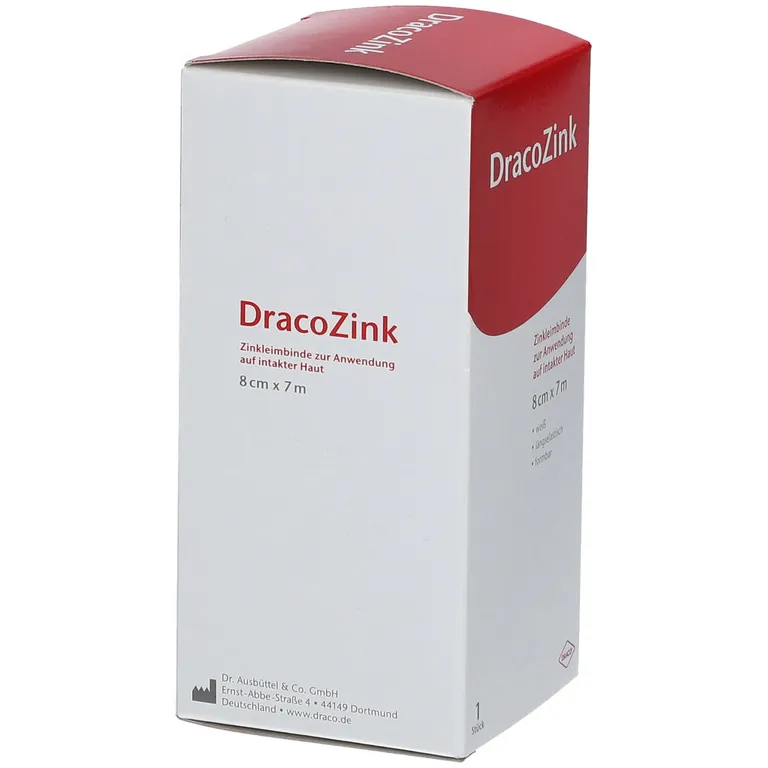 Shopapotheke DracoZink Zinkleimbinde 8 Cm X 7 M