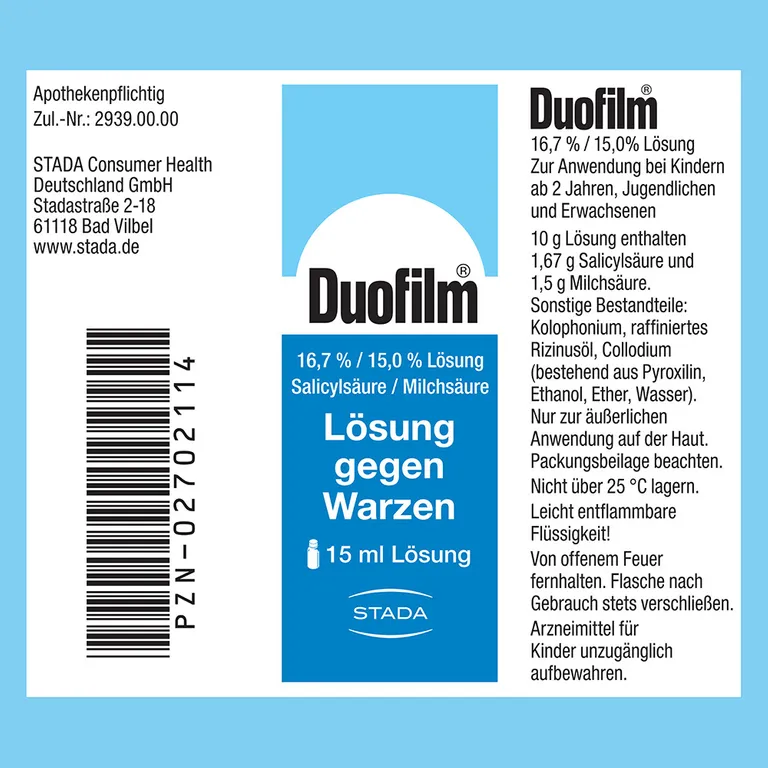 Shopapotheke Duofilm® Lösung