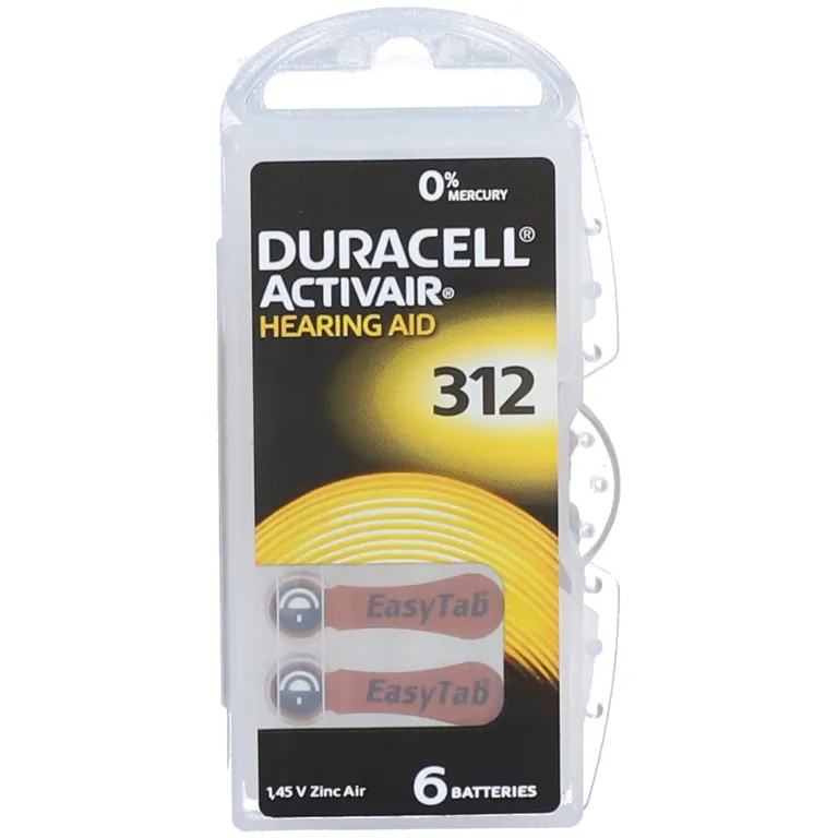 shopapotheke DURACELL® ACTIVAIR® HEARING AID 312
