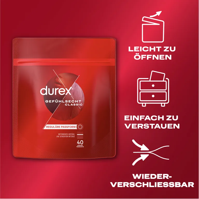 Shopapotheke Durex® Gefühlsecht Classic Kondome