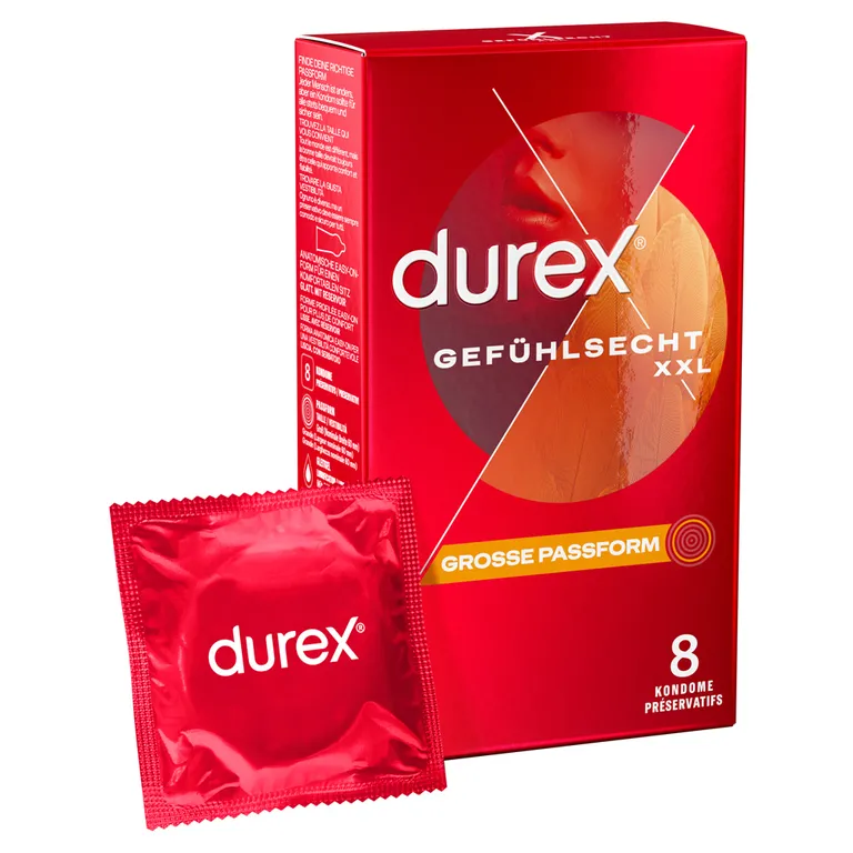 shopapotheke durex® Gefühlsecht XXL Kondome