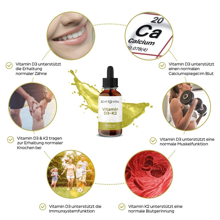 Shopapotheke Echt Vital Vitamin D3-K2 Tropfen