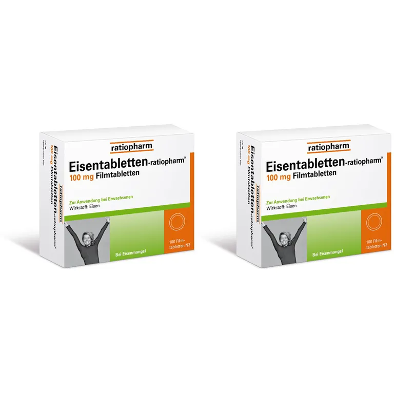 shopapotheke Eisentabletten ratiopharm® 100 mg