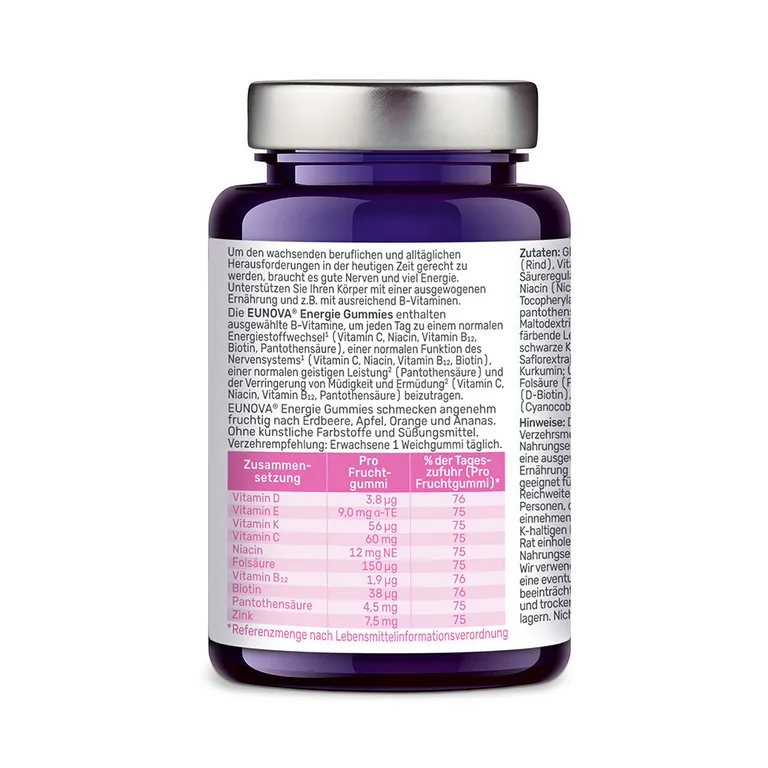 Shopapotheke EUNOVA® Energie Gummies