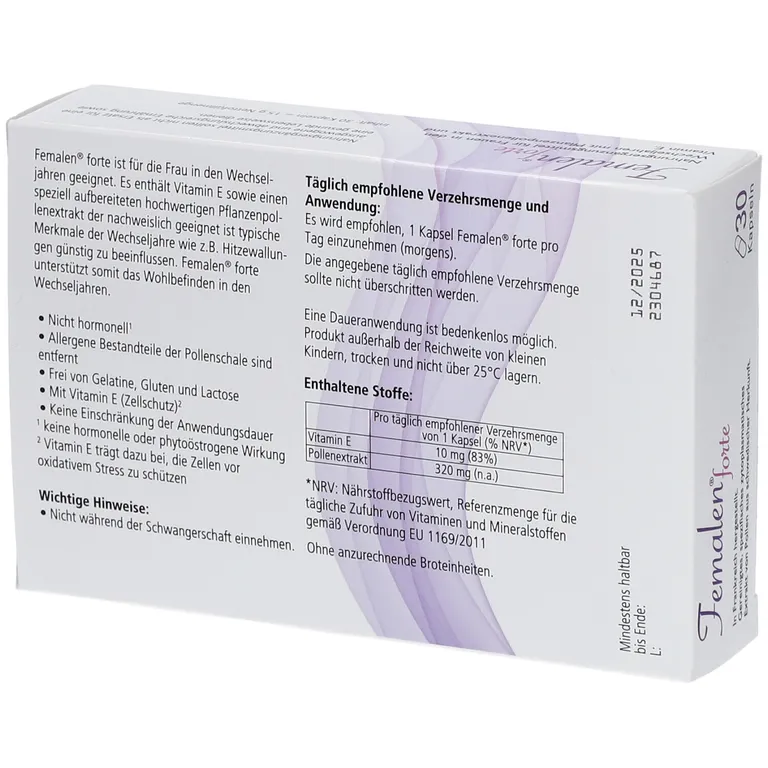 Shopapotheke Femalen® Forte