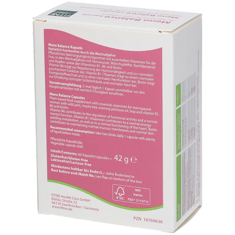 Shopapotheke FITNE Meno Balance