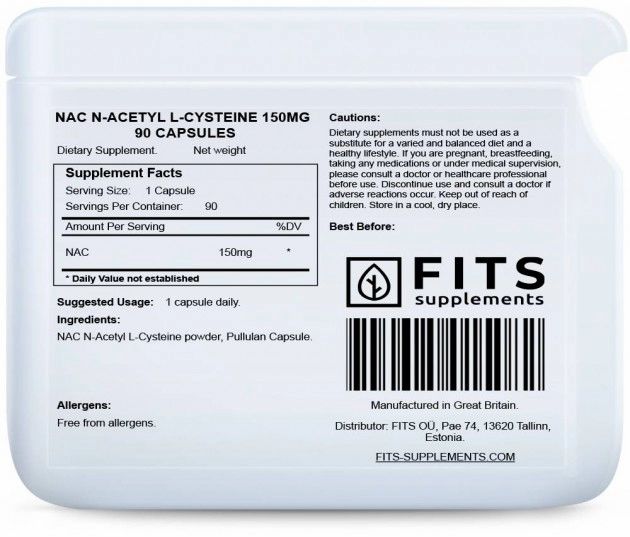 Shopapotheke Fits - NAC N-Acetyl L-Cystein