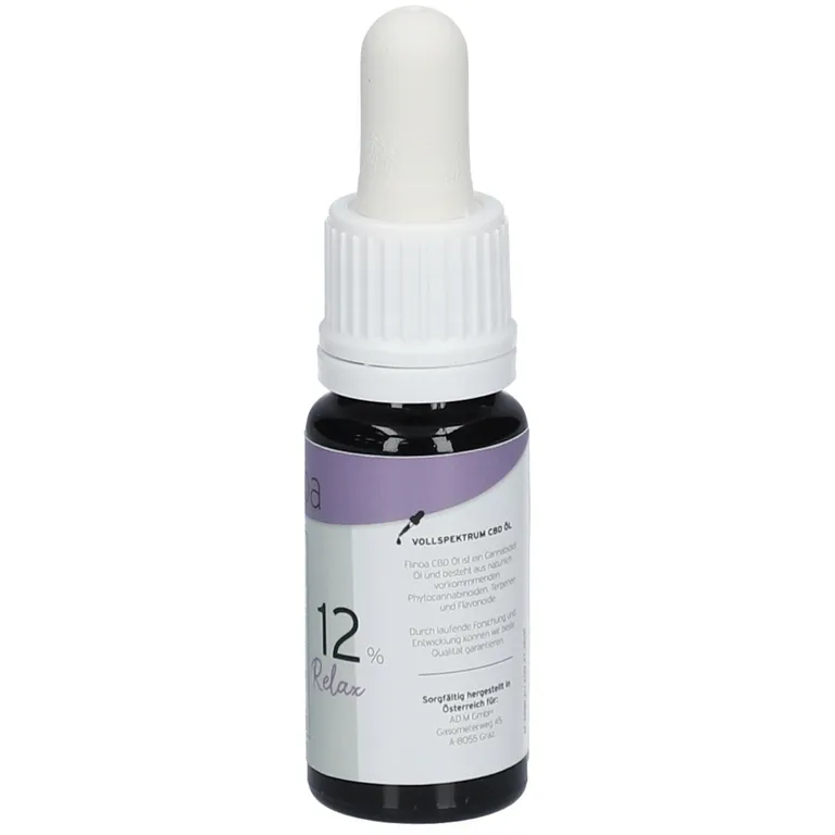 Shopapotheke Flinoa RELAX Vollspektrum CBD Öl 12 %