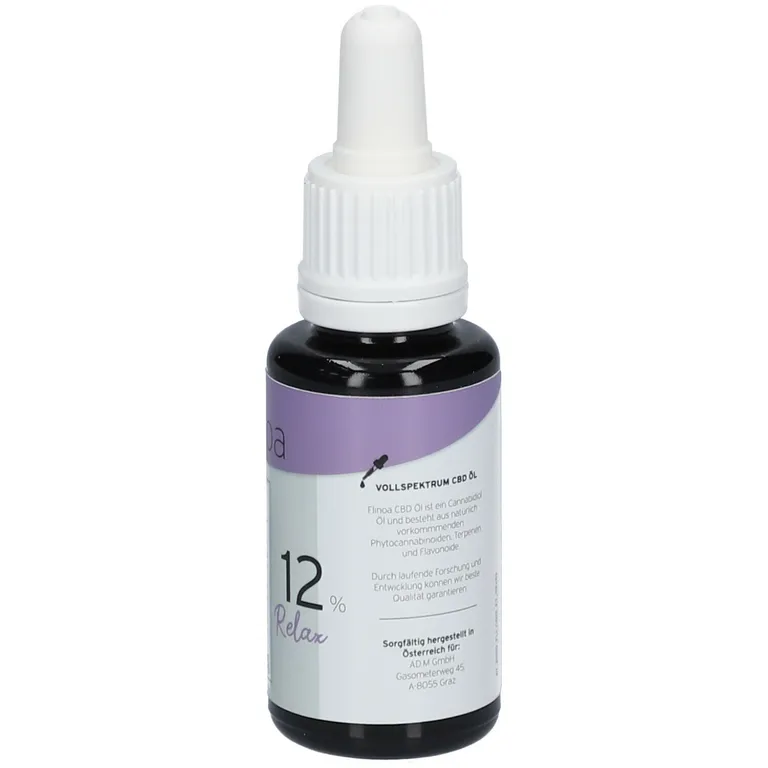 Shopapotheke Flinoa RELAX Vollspektrum CBD Öl 12 %