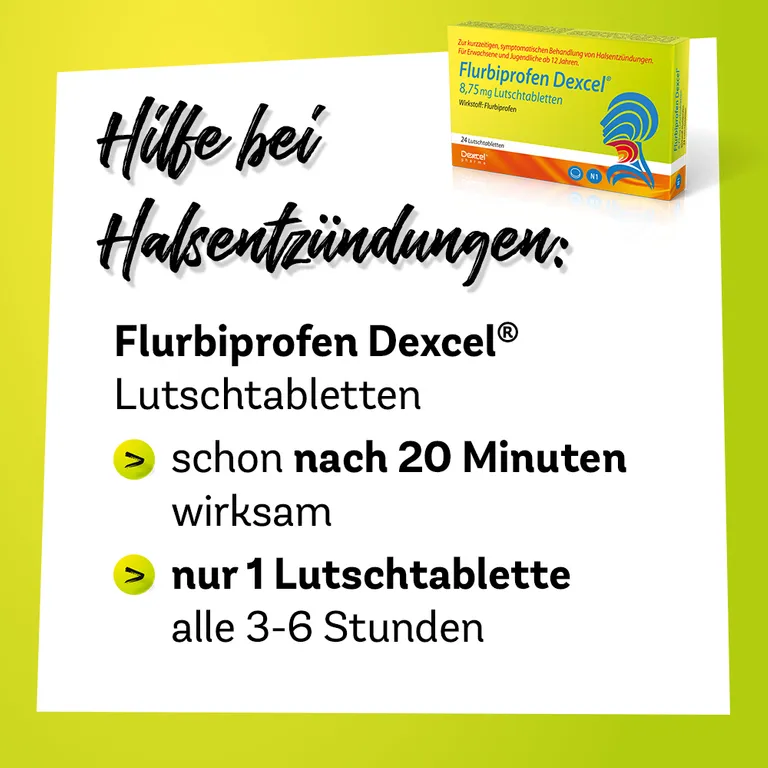 Shopapotheke Flurbiprofen Dexcel® 8 75 Mg
