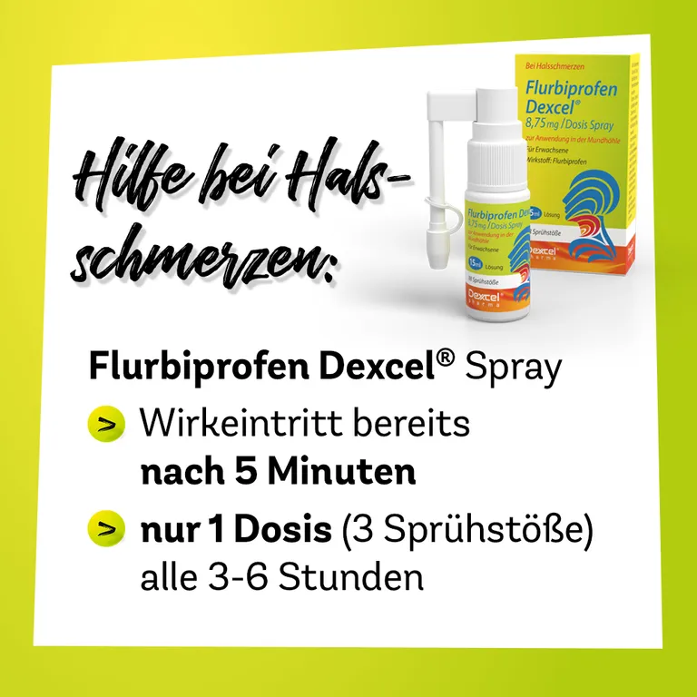 Shopapotheke Flurbiprofen Dexcel® 8 75 Mg/Dosis