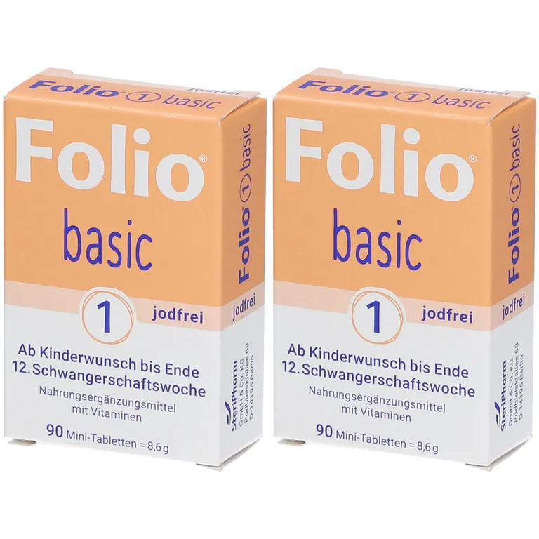 shopapotheke FOLIO 1 basic jodfrei Filmtabletten