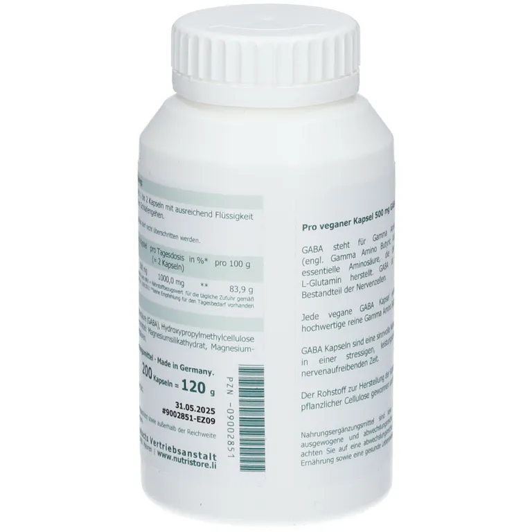 Shopapotheke GABA 500 Mg