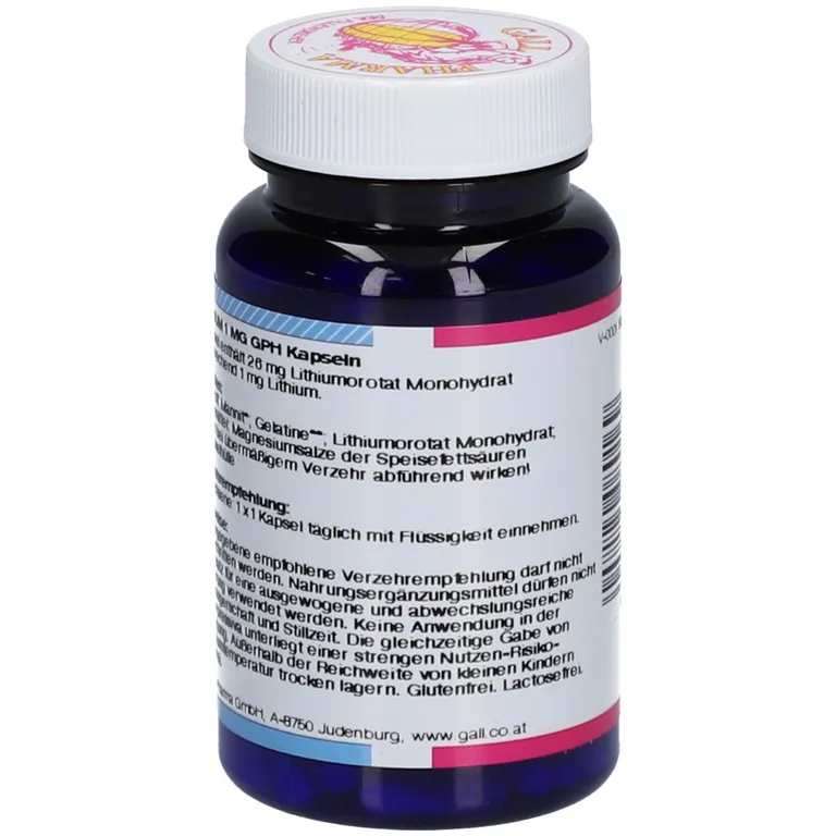 Shopapotheke GALL PHARMA Lithium 1 Mg GPH Kapseln