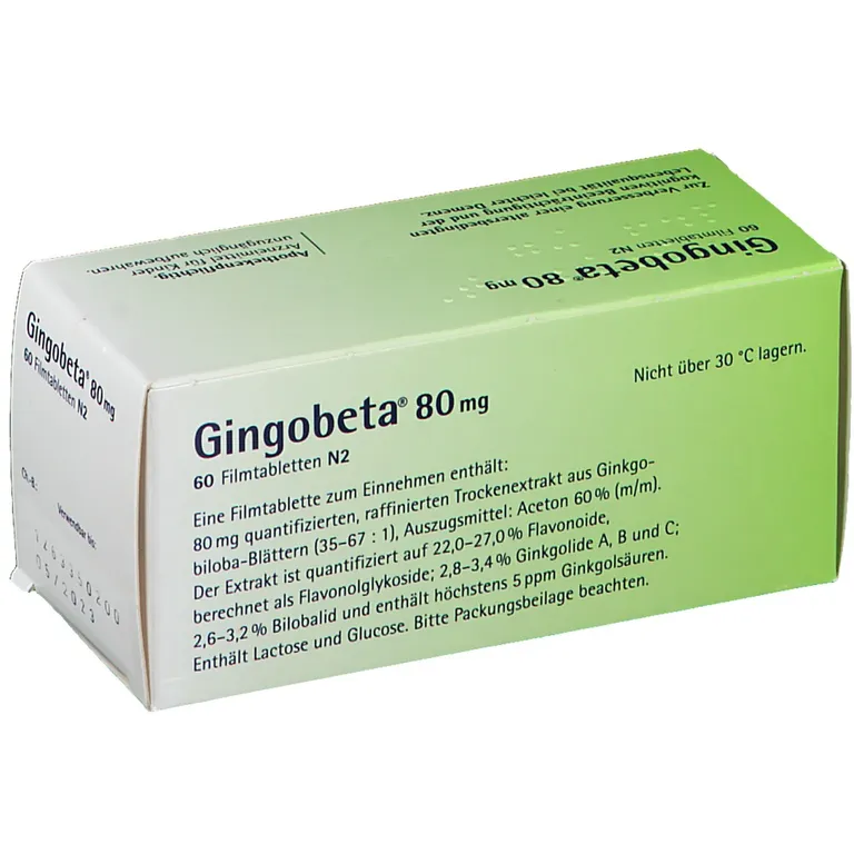 Shopapotheke Gingobeta® 80 Mg