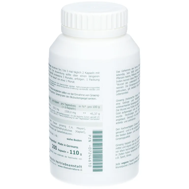 Shopapotheke Ginseng 250 Mg
