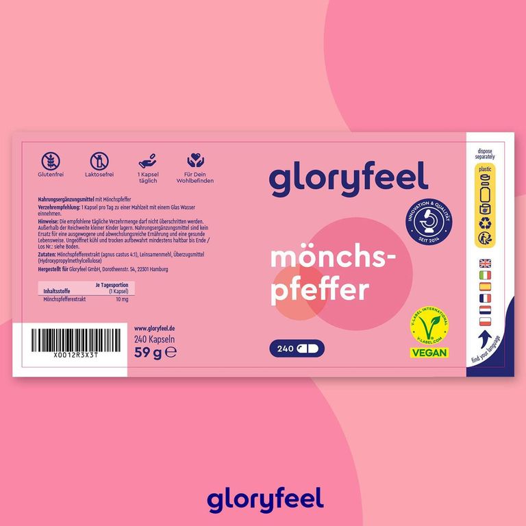 Shopapotheke Gloryfeel® Mönchspfeffer Kapseln