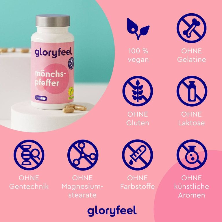 Shopapotheke Gloryfeel® Mönchspfeffer Kapseln