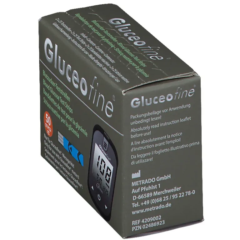 Shopapotheke Gluceofine® Blutzucker-Teststreifen