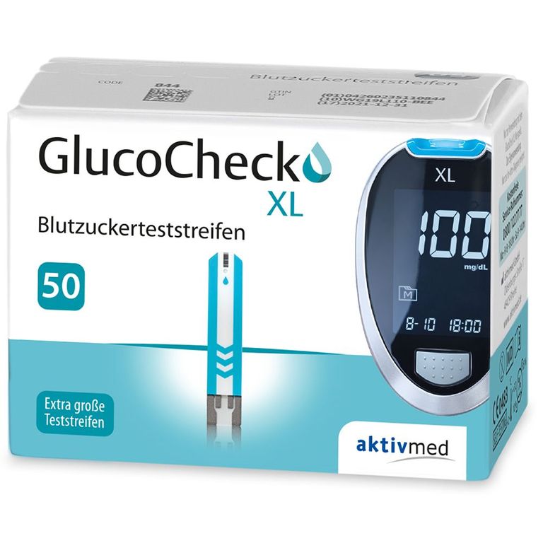 shopapotheke GlucoCheckXL Blutzuckerteststreifen