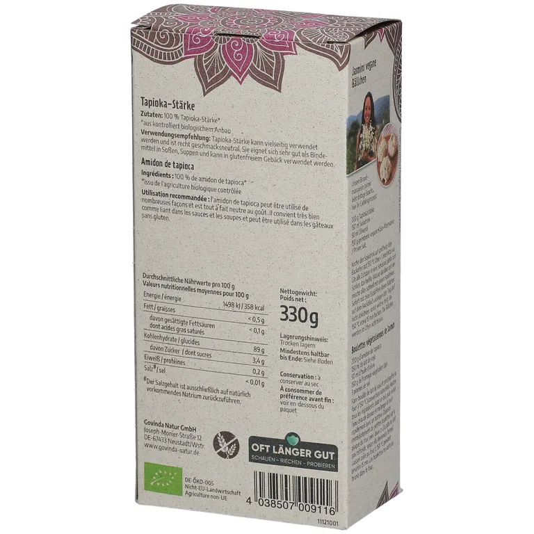 Shopapotheke Govinda Tapiokastärke