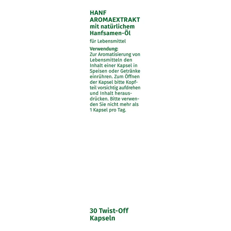 Shopapotheke GreenDOC® Hanf Aromaextrakt 5 %