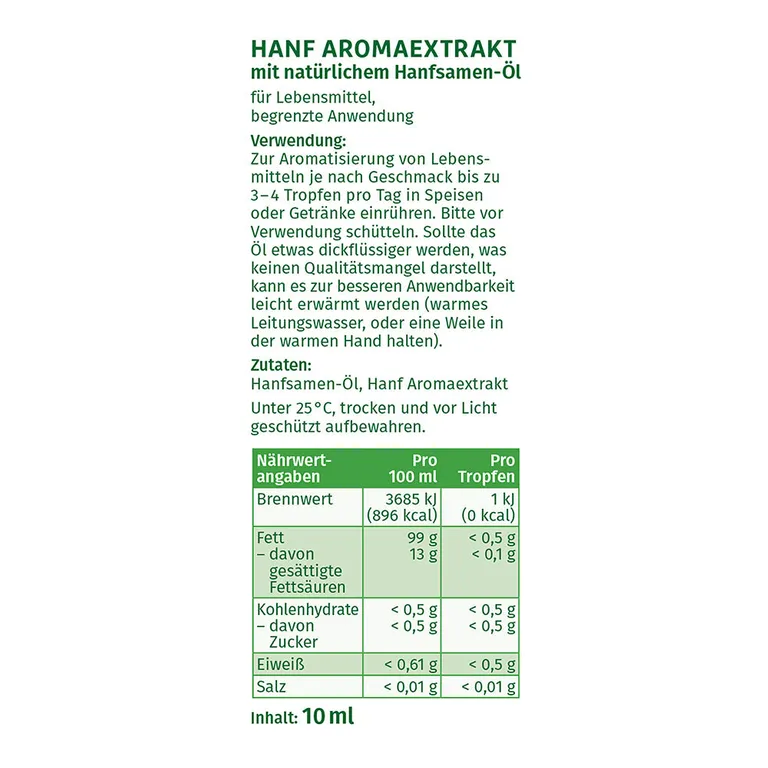 Shopapotheke GreenDOC® Hanf Aromaextrakt 5 %