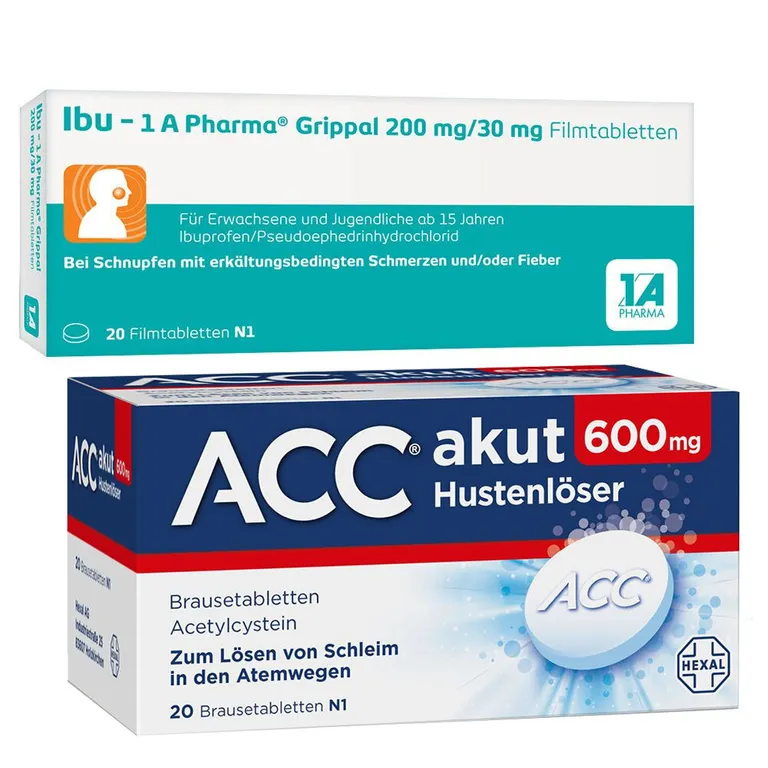 shopapotheke Grippeset IBU 1A GRIPPAL + ACC akut