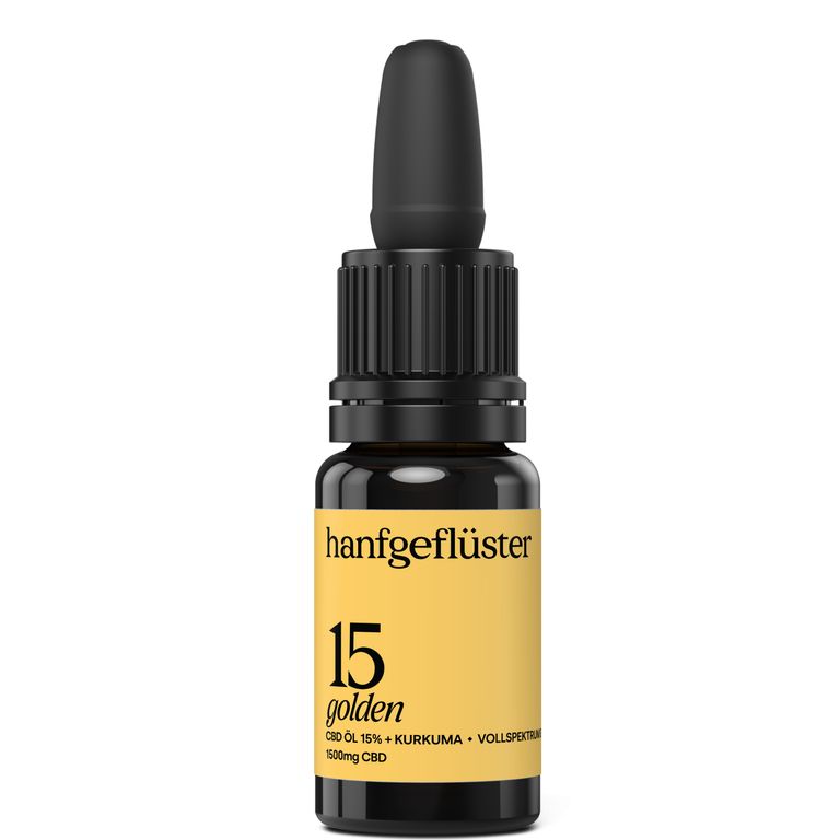shopapotheke HANFGEFLÜSTER Goldenes CBD Öl 15%