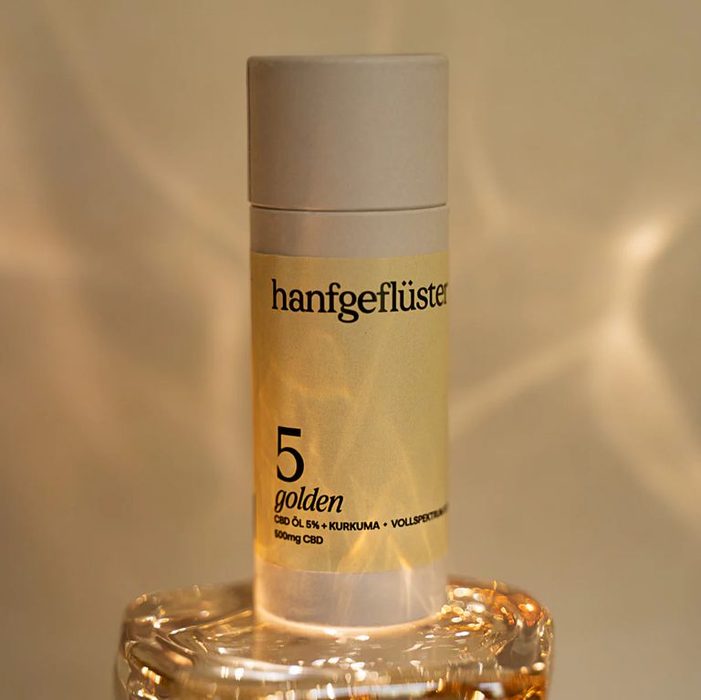 Shopapotheke HANFGEFLÜSTER Goldenes CBD Öl CBD 5%