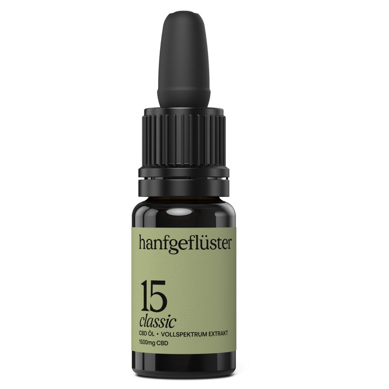 Shopapotheke HANFGEFLÜSTER Vollspektrum CBD Öl 15%