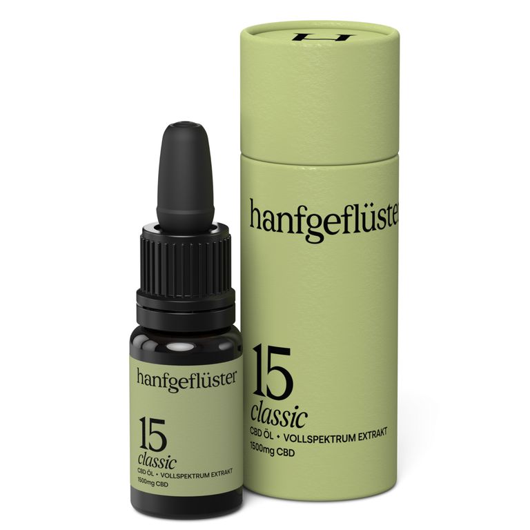 shopapotheke HANFGEFLÜSTER Vollspektrum CBD Öl 15%