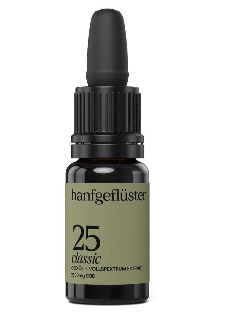 Shopapotheke HANFGEFLÜSTER Vollspektrum CBD Öl 25%