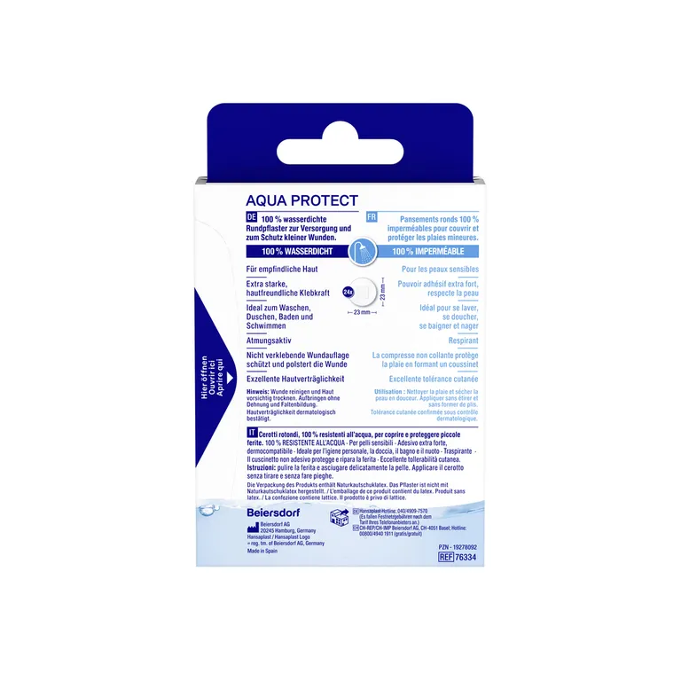 Shopapotheke Hansaplast Aqua Protect Rundpflaster