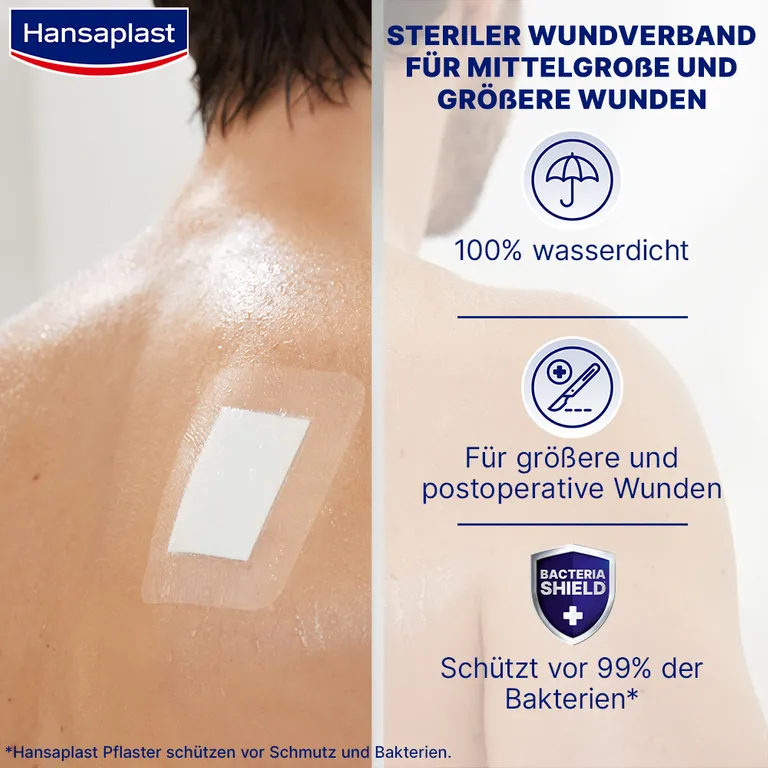 Shopapotheke Hansaplast AQUA PROTECT XXL 8 X 10 Cm