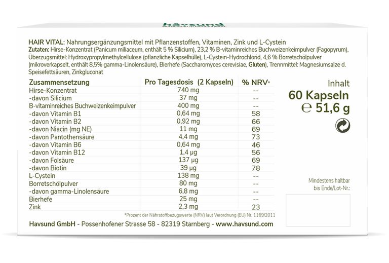 Shopapotheke Håvsund Hair Vital