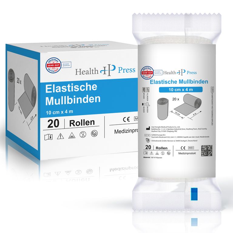 shopapotheke Health Press® Mullbinde elastisch