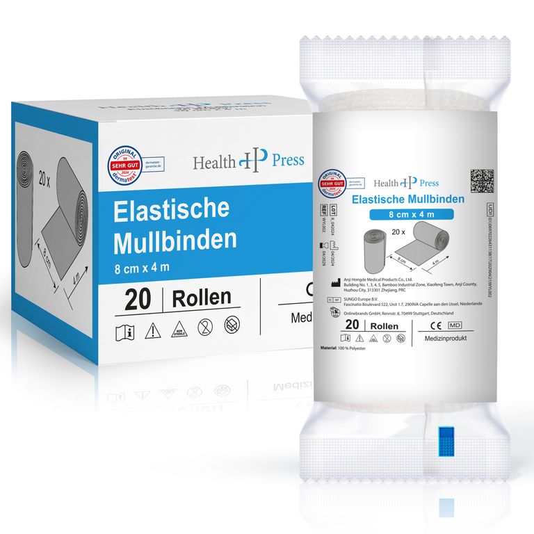 shopapotheke Health Press® Mullbinde elastisch