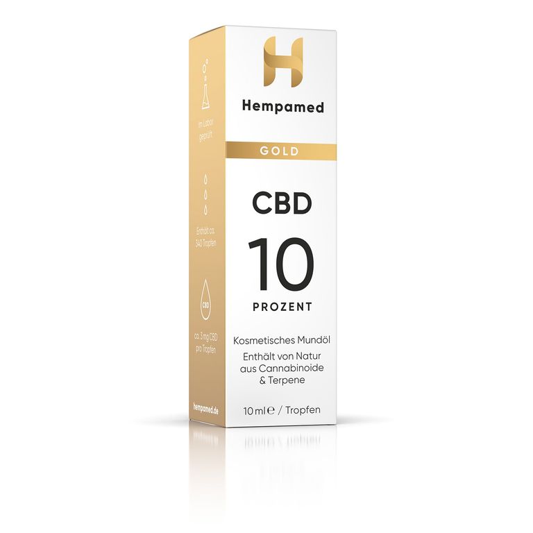 Shopapotheke Hempamed 3x Gold CBD Öl 10 %